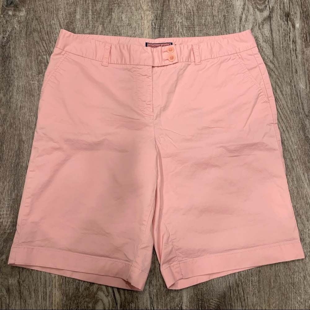 Vineyard Vines by Shep & Ian Light Pink Bermuda Shorts in Size 14